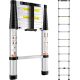 VEVOR 320 cm-es teleszkópos létra, 170 kg teherbírással, kompakt és hordozható kialakítással