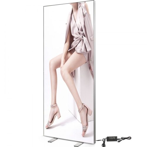VEVOR LED Poszterkeret – 86 × 201 cm, Háttérvilágítással