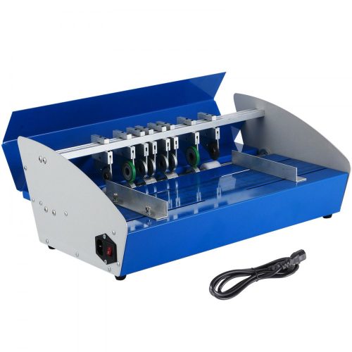 VEVOR Elektromos Rillázó- és Perforálógép – 460 mm Papírszélesség, 3 az 1-ben Funkció, Állítható Mélység, Masszív Fém Kivitel
