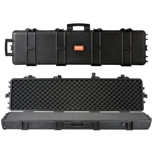VEVOR Profi Fegyverkoffer – 127 cm, IP67, 3 Rétegű Hab, TSA Zárral, Kerekes
