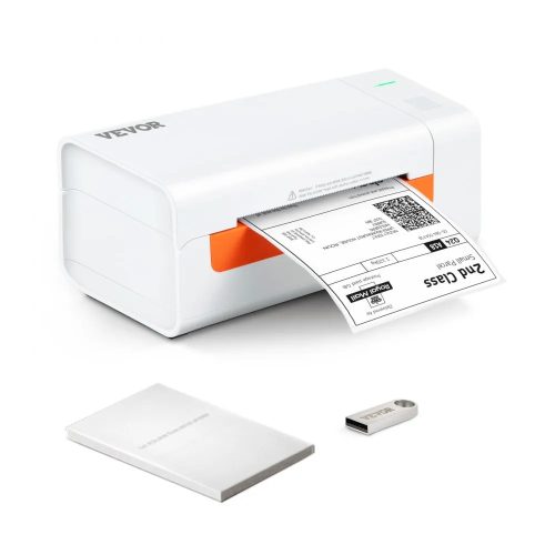 VEVOR Címkenyomtató – 203 DPI, 150 mm/s, USB, Windows/Mac/Linux Kompatibilis