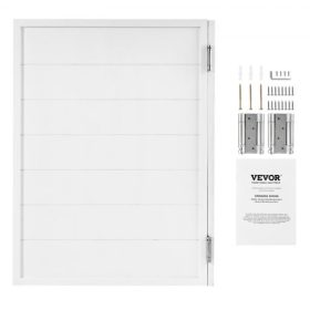   VEVOR lengőajtók kávézóhoz, egyszárnyú beltéri szalonajtók 81,3 x 106,7 cm, négyzet alakú kialakítás, fenyőfából, zsanérokkal és vasalatkészlettel, könnyen felszerelhető, előszobai konyha, bár, pub bejáratához, fehér