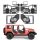 VEVOR Jeep csőajtók, 4 ajtós, 2018-2026 Jeep Wrangler JL és 2020-2026 Gladiator JT modellekhez, zászlómintás terepjáró első és hátsó csőajtók DOT tanúsítvánnyal rendelkező oldalsó tükrökkel és tárolótáskával