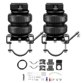   VEVOR légzsák-felfüggesztés készlet, légrugós felfüggesztés készlet, kompatibilis a 2001-2010-es Chevrolet Silverado 2500/3500HD és GMC Sierra 2500/3500HD 4WD RWD modellekkel, 5000 font terhelés, 5-100 PSI