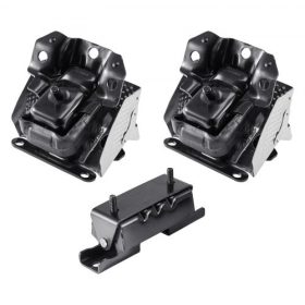   VEVOR motor- és sebességváltó motortartó készlet csere, 3 darabos készlet, kompatibilis a 2007–2013-as Chevrolet Silverado 1500 5.3L V8-as modellekkel, OE# A5365, A5365, A2638 cserealkatrész, biztonságos támogatás