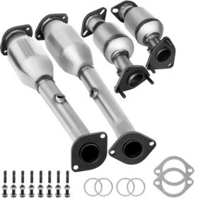   VEVOR kipufogócsonk 05-11 Nissan Frontier kipufogócsonk csavarok tömítés kombináció 4.0L OEM minőségű nagy áteresztőképességű katalizátor 2005-2011 Nissan Frontier/Xterra/Pathfinder modellekhez (EPA megfelelőségű)