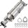 VEVOR nagyáramú katalizátor 2003-2007 Honda Accord DX/EX/LX 2.4L L4-hez