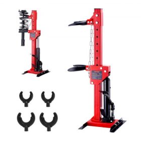   VEVOR rugóstag-összehúzó, 4,5 tonna/4499,6 kg hidraulikus emelőkapacitás, 1 tonna névleges nyomóerő, automatikus rugóstag-tekercsrugó-összehúzó szerszám, hidraulikus rugóstag-rugó eltávolításához