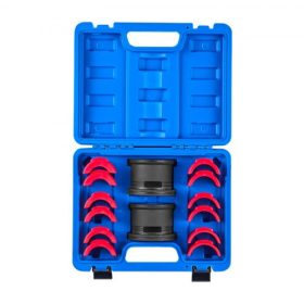   VEVOR csapágyprés készlet, 14 részes, csapágygyűrű és tömítés behajtó készlet perselyekkel és adapterekkel, persely behajtó szerszámkészlet, nagy teherbírású szénacél tömítés eltávolító és beszerelő szerszámkészlet tárolótáskával