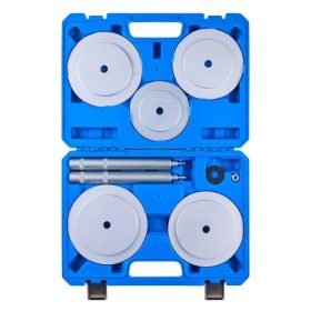   VEVOR csapágyprés készlet, 7 részes, csapágygyűrű és tömítés behajtó készlet 5 perselyel, fogantyútengely és hosszabbító rúd, persely behajtó szerszámkészlet, nagy teherbírású kiszerelő és beszerelő szerszámkészlet tárolótáskával