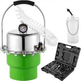   VEVOR pneumatikus légtelenítő, féknyomás-légtelenítő szerszám, hordozható fék- és kuplunglégtelenítő szeleprendszer készlet, garázs, műhely, szerelők, fékolaj- és folyadékleszívó légtelenítő szerszám