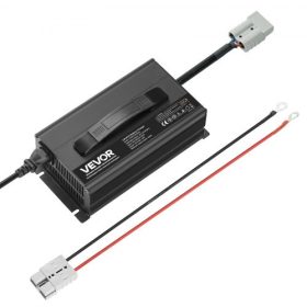   VEVOR 24V 20A lítium akkumulátortöltő, 29.2V, AC-DC LiFePO4 intelligens töltő, Anderson csatlakozóval, LED kijelzővel, 0V aktiválással, lítium LiFePO4 mélyciklusú újratölthető akkumulátorokhoz hajókhoz, lakókocsikhoz
