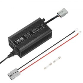   VEVOR 12V 20A lítium akkumulátortöltő, 14.6V, AC-DC LiFePO4 intelligens töltő, Anderson csatlakozóval, LED kijelzővel, 0V aktiválással, lítium LiFePO4 mélyciklusú újratölthető akkumulátorokhoz hajókhoz, lakókocsikhoz