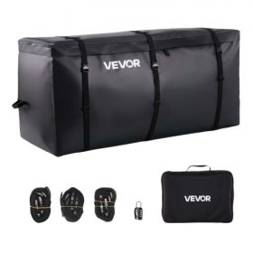   VEVOR vonóhorog-szállító táska, vízálló 840D PVC, 59,84 x 24,02 x 30,63 hüvelyk (25 köbláb), strapabíró szállítótáska teherautó platójának tárolására megerősített pántokkal, alkalmas személygépkocsikhoz, terepjárókhoz, kisteheraut