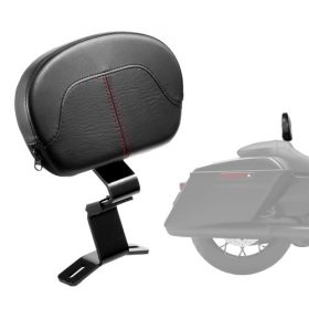   VEVOR motorkerékpár háttámla üléshuzat, kompatibilis a Harley-Davidson Touring Street Glide Road Glide Road King modellel, 310 mm magas levehető vezető háttámla, motorkerékpárokhoz, fekete