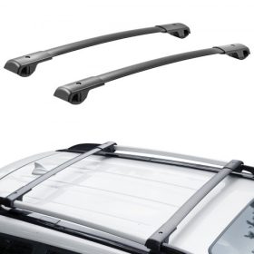   VEVOR tetőcsomagtartó keresztrudak, 2014-2021-es Subaru Foresterhez, megemelt oldalsó sínekkel, 200 font teherbírás, alumínium keresztrudak zárakkal, tetőcsomagtartó csomagtartóhoz, poggyászhoz, kajakhoz, kerékpárhoz