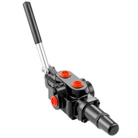   VEVOR hidraulikus rönkhasító szelep 1 orsós, 25 GPM hidraulikus irányszabályozó szelep, 3626PSI hidraulikus rakodószelep, hidraulikus joystick vezérlőszelep kis traktorokhoz, rakodókhoz, rönkhasítóhoz