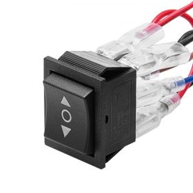   VEVOR billenőkapcsoló, 6 tűs pillanatkapcsolós DPDT billenőkapcsoló, 3 állású (BE)-Ki-(BE) polaritásváltó kapcsoló AC 250V/16A 125V/20A autókhoz, autókhoz, hajókhoz, háztartási gépekhez