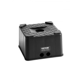   VEVOR utánfutó emelő, 6"-os nagy teherbírású lakókocsi szintező blokk 6000 font teherbírással, lakókocsi emelőállvány, motorkerékpár-állvány, zsámoly, lakókocsi kiegészítők utazóutánfutókhoz, 5. kerekű, légkondicionált lakóautók