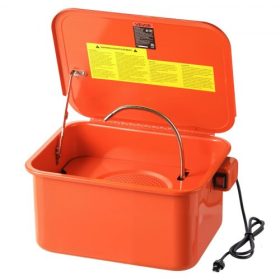   VEVOR alkatrészmosó, 19 literes tisztítótartály, 13 literes oldószerkapacitás, percenként 1,5 liter max. szivattyúteljesítmény, hordozható acél autóalkatrész-tisztító elektromos pumpával kerékcsapágyakhoz, fogaskerekekhez és karbu