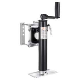   VEVOR utánfutó emelő, 2000 font dinamikus teherbírású, nagy teherbírású, forgó, csavarozható utánfutó emelő, 10"-os emelőállvány fogantyúval lakókocsi utánfutóhoz, lóutánfutóhoz, haszongépjármű utánfutóhoz és jacht utánfutóhoz