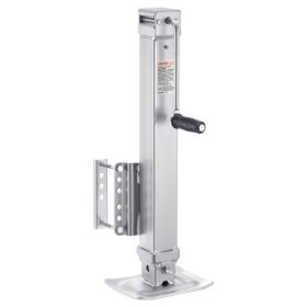   VEVOR utánfutó emelő, 8000 font statikus teherbírás, nagy teherbírású, forgó, csavarozható utánfutó emelő, 28,5"-os emelőállvány fogantyúval lakókocsi utánfutóhoz, lóutánfutóhoz, haszongépjármű utánfutóhoz és jacht utánfutóhoz