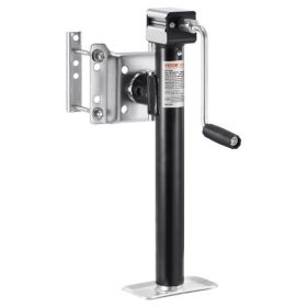   VEVOR utánfutó emelő, 5000 font dinamikus teherbírású, nagy teherbírású, forgó, csavarozható utánfutó emelő, 14,3"-os emelőállvány fogantyúval lakókocsi utánfutóhoz, lóutánfutóhoz, haszongépjármű utánfutóhoz és jacht utánfutóhoz