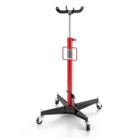   VEVOR hidraulikus váltóemelő, 1100 font / 0,5 tonna teherbírású teleszkópos váltóemelő lábpedállal, 360°-ban forgó kerék, 112-187 cm magas emelési magasság, garázsba/műhelybe