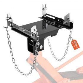   VEVOR váltóemelő adapter, 1100 font / 0,5 tonna teherbírású gépjármű váltóemelő adapter, strapabíró acél, 30,48 mm-es levehető nyeregtengellyel ellátott padlóemelőhöz, garázsba, szervizbe