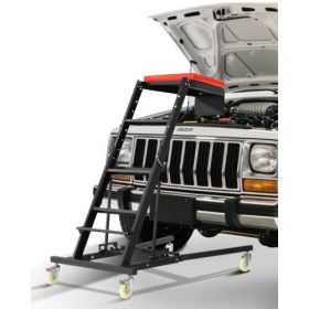   VEVOR Automotive felső kúszótalp, motoros kúszótalp 42,5"-64,8", 180 kg teherbírású, magas felső kúszótalp, 4 forgó kerék, párnázott fedélzet, kúszótalp otthoni garázsba, műhelybe, javításhoz, karbantartáshoz