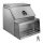 VEVOR félpótkocsihoz való fellépő szerszámosláda, 610 x 695 x 645 mm, strapabíró alumínium szerszámosláda, oldalra szerelhető, vízálló oldalsó tárolórekesz, T-fogantyús zárral és kulcsokkal, félpótkocsikhoz és platós pótkocsikhoz