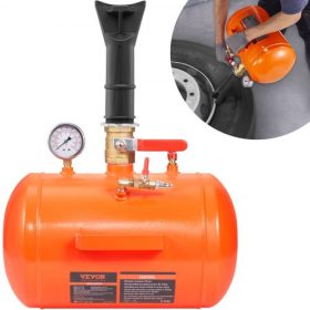   VEVOR peremlehúzó, 5 gallon/19 literes légrugós peremszóró nyomásmérővel és fogantyúval, 145 PSI rögzítőszerszám-felfújó tartály, 85-116 PSI üzemi nyomás autóhoz, teherautóhoz, ATV-hez