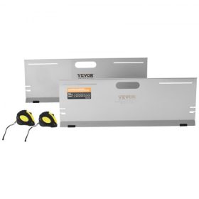   VEVOR kerékbeállító szerszám, 2 db-os kerékbeállító szerszám, rozsdamentes acél kerékszögmérő szerszámlap, 4 db kerékbeállító rúd és mágneses nyílások, mérőszalagokkal és átváltó táblázattal