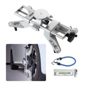   VEVOR kerékbilincs és mágneses adapter, 1 db-os alumínium ötvözet kerékbeállító szerszám precíz dőlésmérőhöz, 279-635 mm-es felnikre illeszkedik, univerzális mágneses mérőeszköz gumiabroncs-javító szerszám autókhoz, teherautókhoz,