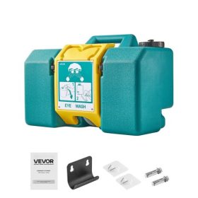   VEVOR hordozható szemmosó állomás 30L/8 Gallon, OSHA által jóváhagyott szemmosó állomás falra szerelhető/sík felületre, sürgősségi szemmosó egység 2 fújással, elsősegélynyújtó szemmosó egységek iskolákba, laboratóriumokba, gyárakb