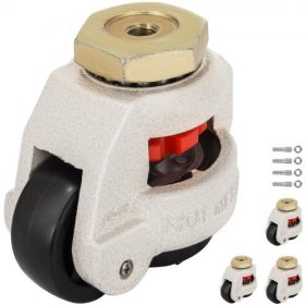   VEVOR 4 csomagos szintező görgő GD-80S, szárra szerelt Footmaster szintező görgő 1102 font / szintező görgő, nylon kerék és NBR pad (GD-80S)