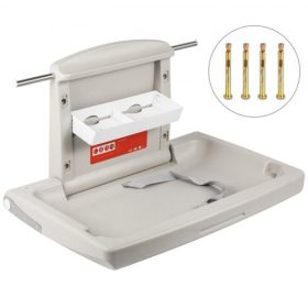   VEVOR 85 × 57 × 47 cm Vízszintes pelenkázóasztal Falra szerelhető pelenkázóállomás Függőlegesen lehajtható pelenkázóasztal