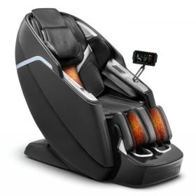   VEVOR kétmagos 4D+3D teljes testes masszázsfotel, meghosszabbított SL pályával, mély jóga nyújtással, elektromosan kihúzható lábtartóval, TFT-vel, mesterséges intelligenciával vezérelhető hangvezérléssel, fűtéssel, légzsákokkal, k