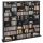 VEVOR médiatároló szekrény, 8-szintes DVD polcrendszerező, 142 x 22 x 130 cm multimédiás tárolórendszer CD-khez, DVD-khez, könyvekhez és játékokhoz, CD polc nappaliba, otthoni irodába, felvevőszobába, fekete