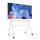 VEVOR guruló TV-állvány, mobil TV-kocsi 35-100 hüvelykes LED/LCD/OLED sík/ívelt tévékhez, hordozható monitorállvány kerekekkel, akár 198 font súlyig nappaliba, hálószobába, irodába, kültéri használatra, Max VESA 800x600mm