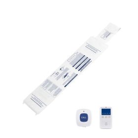   VEVOR korai riasztású ágyriasztó rendszer, vezeték nélküli ágyérzékelő pad hívógombbal és személyhívóval, előzetes riasztású biztonsági ágyriasztók és esésmegelőzés idősek, demenciában szenvedő betegek és felnőttek számára (25 x 9