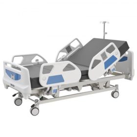   VEVOR Prémium 5 funkciós, teljesen elektromos kórházi ágy, elektromos orvosi ágy kardiológiai székkel, újraélesztéssel, Trendelenburg és fordított Trendelenburg szindrómával, központi zárral és 127 mm-es görgőkkel otthoni kórházi