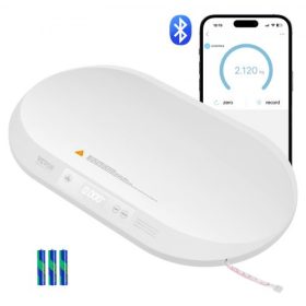   VEVOR babamérleg, intelligens Bluetooth csecsemőmérleg mérőszalaggal, digitális kisgyermekmérleg súly- és magasságkövetéshez - tartási és tára funkcióval, 5 egység csecsemőknek, kisgyermekeknek, háziállatoknak, 88 font kapacitás