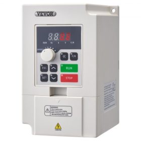   VEVOR VFD 4HP, 3KW, 14A, 1 vagy 3 fázisú AC 220V bemenet - 3 fázisú AC 0~220V kimenet Változtatható frekvenciaváltó, 50/60Hz bemenet, 0-2000Hz kimenet VFD orsómotor fordulatszám-szabályozáshoz