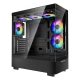 VEVOR PC Gaming ház, Mid-Tower, Számítógépház Nagy Légáramlású Edzett Üveg Panellel, Porszűrővel, 6 x 120 mm PWM ARGB Ventilátorokkal, Könnyű Kábelrendezéssel, Akár 410 mm Hosszú GPU-hoz, ATX/M-ATX/ITX Méretekhez