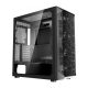 VEVOR PC Gamer Ház, Teljes Torony Kialakítású, Számítógép Ház Nagy Légáramlású Panellel, Mágneses Porszűrővel, 3 x 140 mm-es PWM Ventilátorral, Kábelrendezéssel, Akár 410 mm Hosszú GPU-hoz, E-ATX/ATX/M-ATX/ITX Kompatibilis a Stand