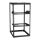 VEVOR 20U nyitott keretű hálózati rack, 585 mm mélység, falra szerelhető vagy álló szerver rack, strapabíró 4 oszlopos, szellőzőnyílásokkal ellátott polcokkal és rögzítőelemekkel, minden hálózati IT-berendezésének, AV-felszerelésé