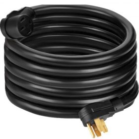   15 m-es 8 AWG/4C lakókocsi hosszabbító kábel, utánfutó, teherautó, lakóautó, lakókocsi tápellátás