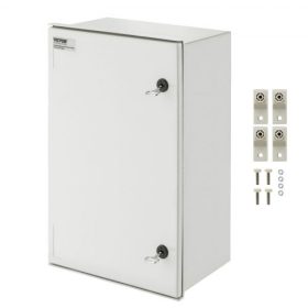   VEVOR NEMA acélház, 60x40x23 cm NEMA 4X üvegszálas elektromos doboz, IP66 vízálló és porálló, kültéri/beltéri elektromos csatlakozódoboz, szerelőlappal