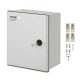 VEVOR NEMA üvegszálas ház, 30x25x14 cm NEMA 4X üvegszálas elektromos doboz, IP66 vízálló és porálló, kültéri/beltéri elektromos csatlakozódoboz, szerelőlappal